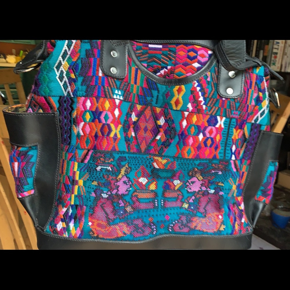 DC brand CDB with Warrior pattern huipil